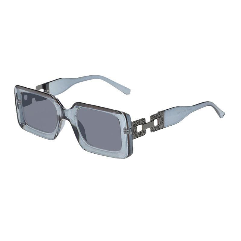 Square Sunglasses Drill Chain Feet Women'S Sunglasses Douyin Street Sunglasses