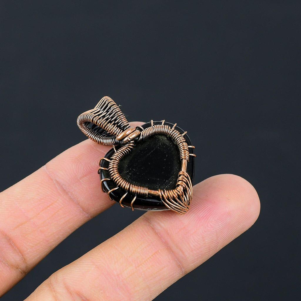 Tree Of Life Pink Opal  Gemstone Pure Copper Wire Wrapped Handmade Pendant Jewelry