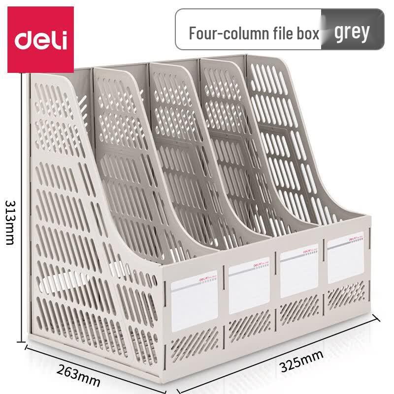 Deli 4-Tier Plastic Document Organizer