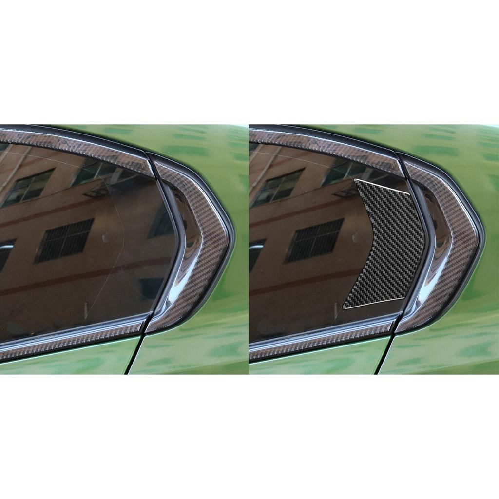 Real Carbon Fiber Exterior Rear Window Cover Trim For BMW 3 Series G20 G28 19-24