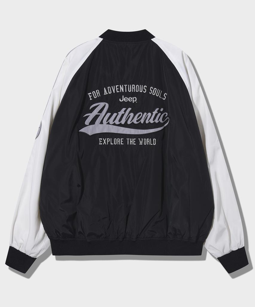 Jeep Rush Authentic Nylon Piping Blouson (Jq5Jpu201Iv)