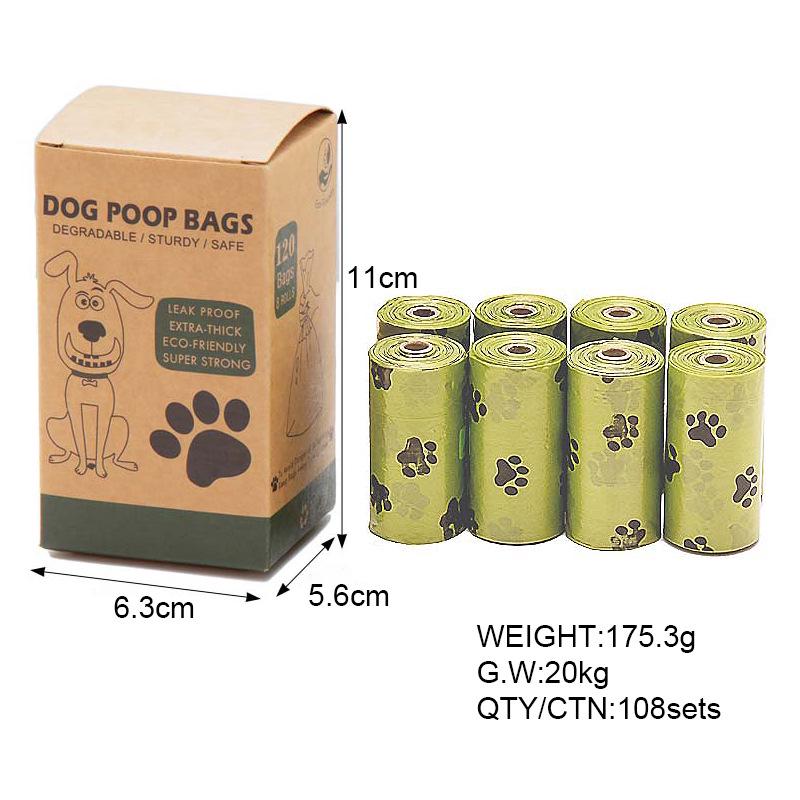 Biodegradable Pet Waste Bags & Dispenser for Cats and Dogs
