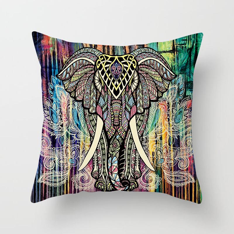 New Mandala Geometric Blue Cushion Covers Hot Boho Decorative Polyester Pillowcase Modern Fashion Art Couch Throw Pillows Cover