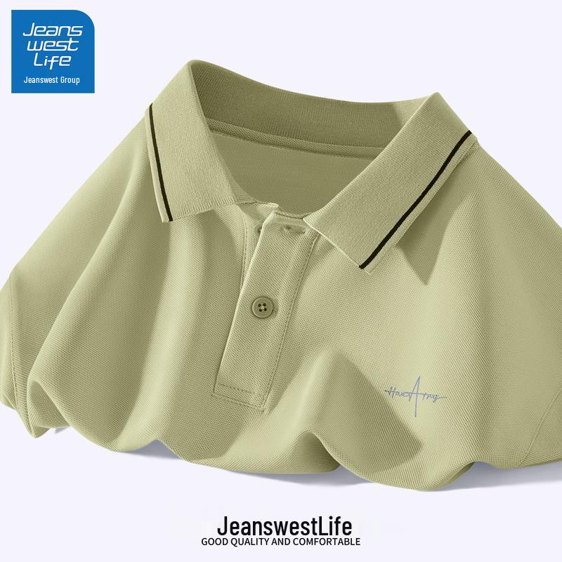 JEANSWEST LIFE Мужская свободная футболка-поло Летняя 2025 XL