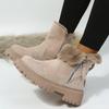 Snow boots women's winter new thick warm cotton shoes simple comfortable anti slip wear-resistant women's shoes