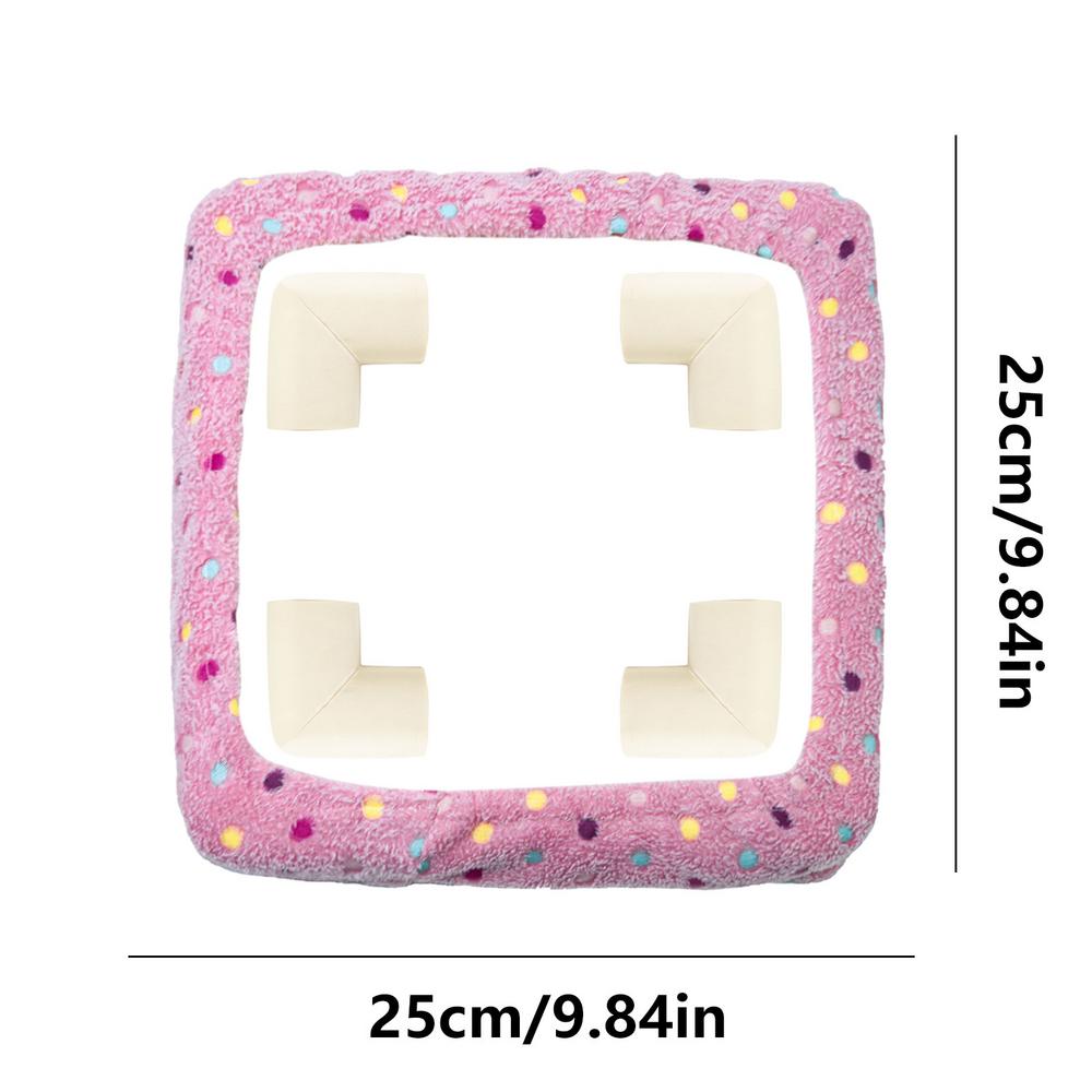 

Punch Needle Gripper Frame Cover Flannel Embroidery Strip Frame Cover Embroidery Hoop Cover With 4 Foam Anti-Collision Corners