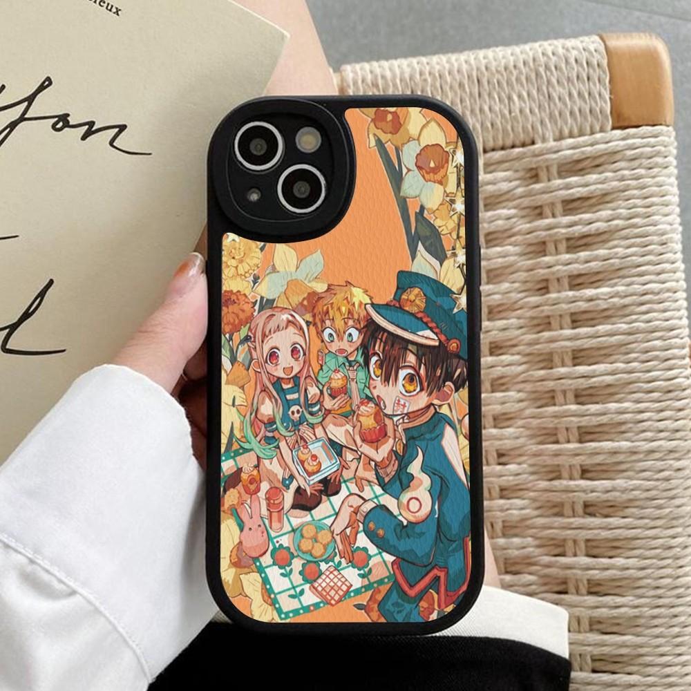 T-Toilet-bound H-Hanako-kun Phone Case Hard Leather For IPhone 16 15 14 13 12 Mini 11 14 Pro Max Xs X Xr 7 8 Plus Fundas