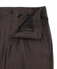 Jilseutyueoteunyuyogmaen [Manteco] Linen Blend Set-Up Pants - Dark Brown (Jnpa6B581W3)