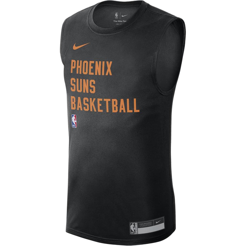 New Nike DRI FIT NBA Practice Basketball Jerseys Phoenix Suns Men's Black HF7461-010
