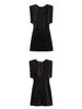 European Style 2026 Women's Sequined Evening Gown - Elegant, Padded Shoulders, Slim Fit, Sexy Beaded Design.
