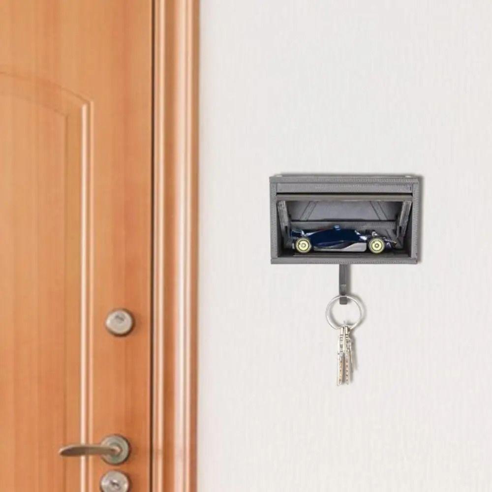 Open Garage Door Design Car Garage Key Holder Wall Mount Fun Garage Keychain  Corridors