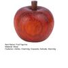 Wooden Red Fruit Figurine Small Artificial Fruit Sculpture Tabletop Centerpiece for Cabinet Christmas Farmhouse Desktop Decor