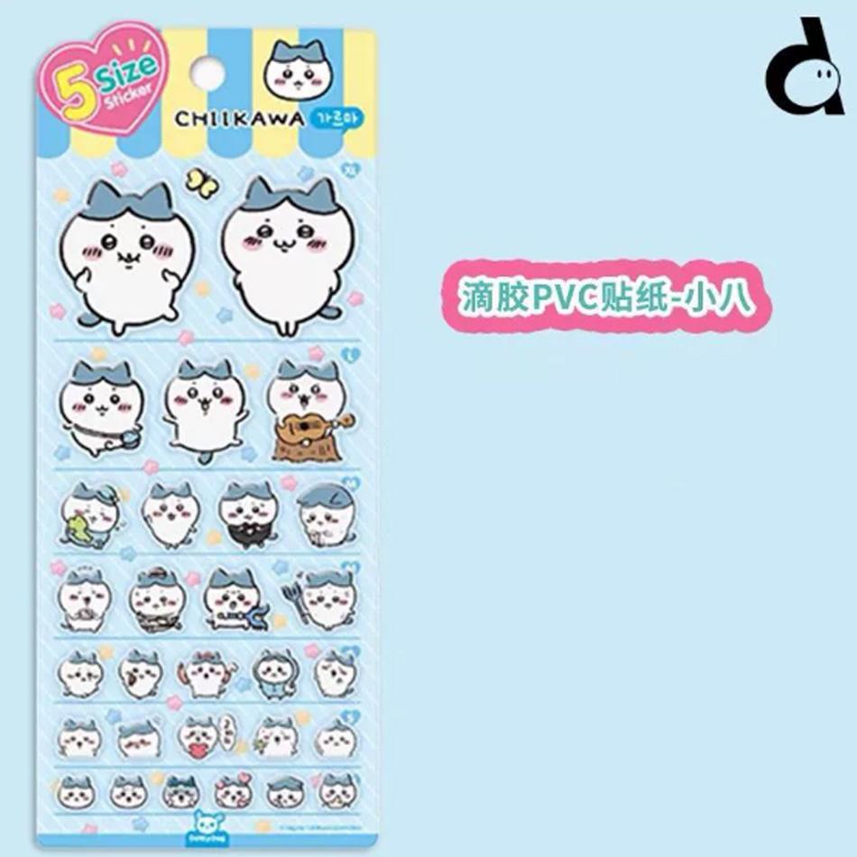New Chiikawa Sticker Creative Drop Glue Stereo Sticker Cute Decorative Computer With Diy Decorative Stickers Gifts
