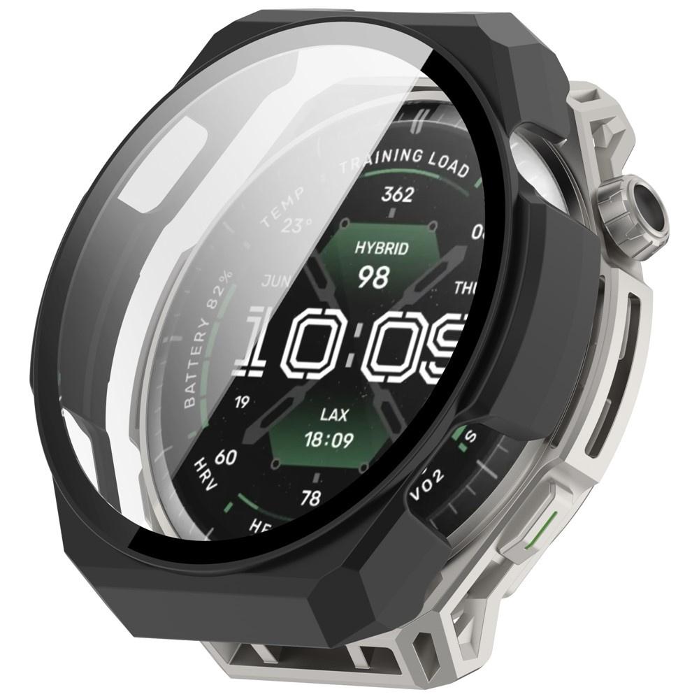 2v1 puzdro + Tvrdené sklo pre Amazfit Balance 3, čierne