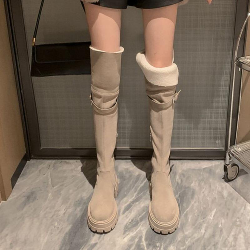 Anti-slip Two-piece Snow Boots, Long Boots, Thick-soled Boots, Women's Shoes