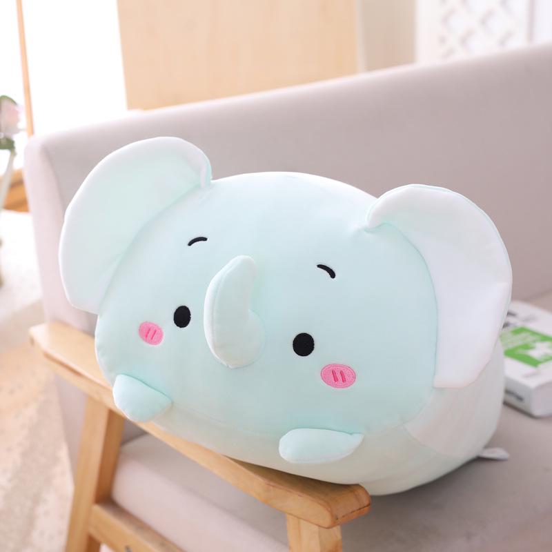 Animal Plush Throw Pillows and Festival Doll Figurines Gift Set