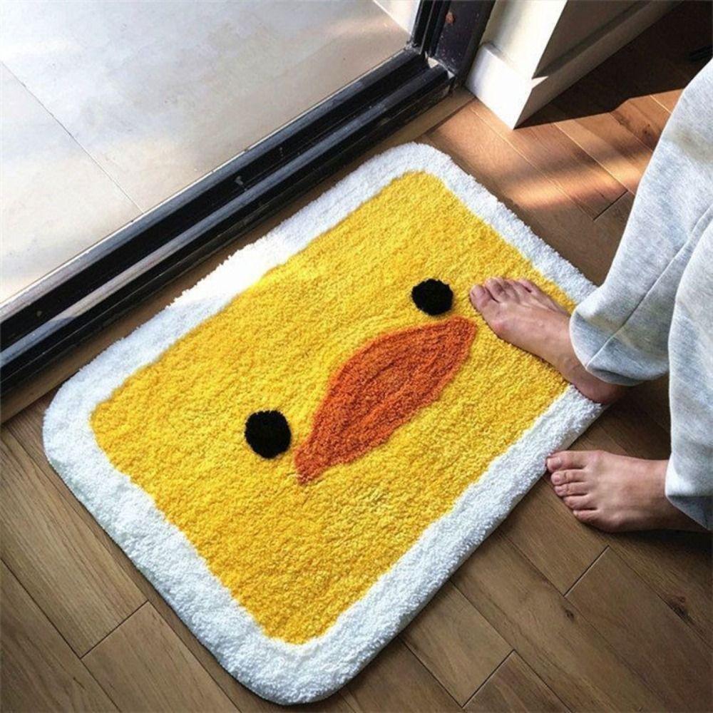 

Thickened Foot Pad Water Absorbent Carpet Cute Floor Mat Bathroom
