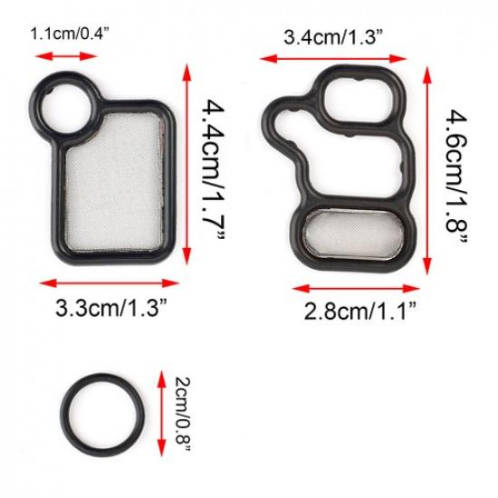 Solenoid Spool Valve Gasket Set For Honda Acura K-series i-VTEC K20 K23 K20A K24