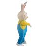Huevo de Pascua Conejo Conejo Lindo Mono Inflable Muñeco de Dibujos Animados Lindo Disfraz Accesorios de Actuación Resurrección