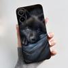 For Cricket Icon 6 Case AT&T Verge (SL219A) Back Cover Luxury Cute Heart Rabbit Funny Black Soft Silicone Protective Phone Case