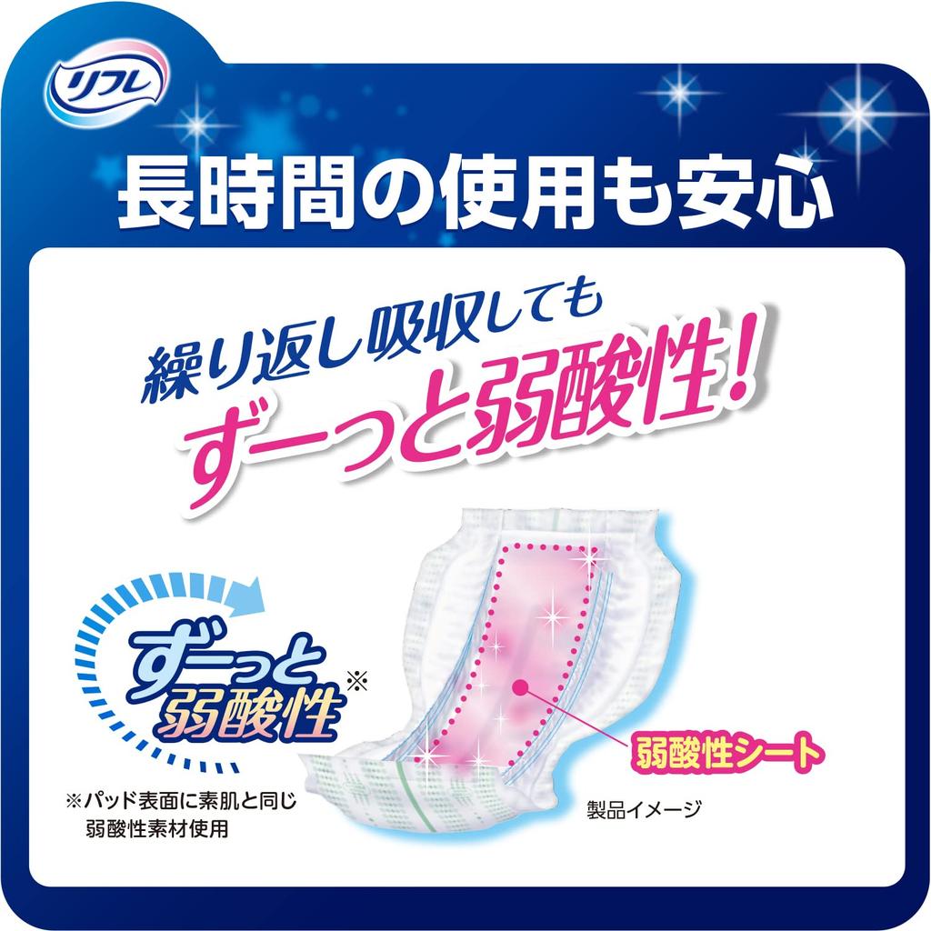 Perfect Choice Refre 36 Designed for Skin Care All-Night Pads, 6-Time Absorption, Pads,