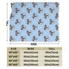 Cute Schnauzer Dog Blanket Coral Fleece Plush Gift for Animal Dog Lover Lightweight Throw Blankets for Car Sofa Couch Bedspread
