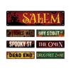 Vintage Horror Movie Road Metal Sign Perfect Wall Art for Home, Restaurant, Bar, Cafe, Garage Water-Proof And Dust-Proof