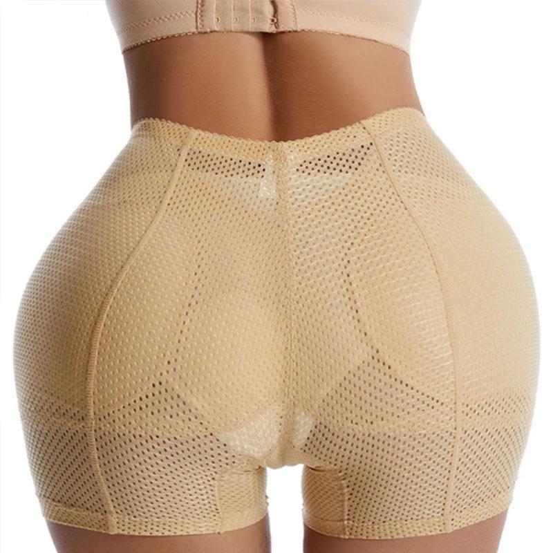 Padded Buttocks Hips Beautiful Buttocks Peach Buttocks Body Shaping Panties M бежевый