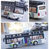 1/50 Scale Υπαίθριο Tour Bus Diecast Car Model Toy, Pull Back Toy Vehicle with Sound and Light for Kids Toddler Boys Girls Gift Collection