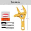 Large-Opening Adjustable Bathroom Wrench for Plumbing and Faucet Installation