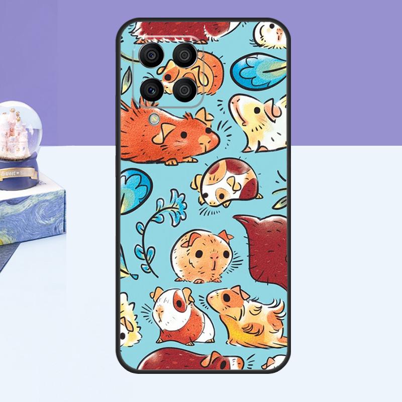 

Cartoon Guinea Pig Case For Samsung Galaxy M11 M31 M20 M35 M55 M15 M32 M16 M36 M56 M54 M23 M52 M34 M14 M13 M53 Samsung M55
