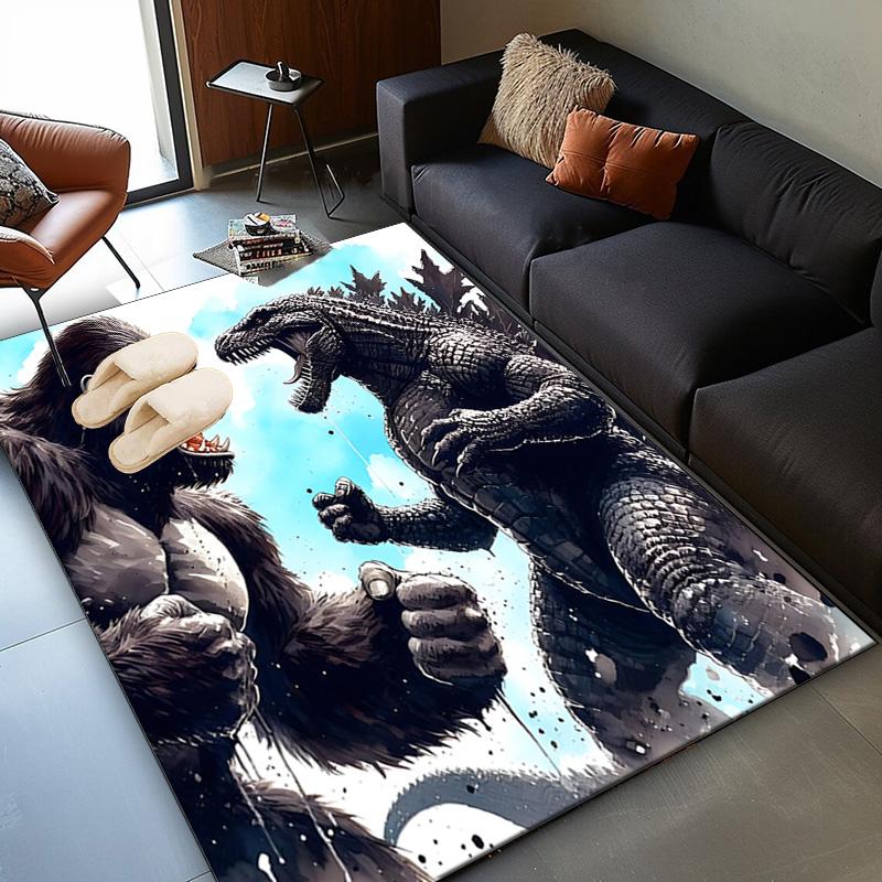 Giant Monster Rampage Area Rug Suitable for Indoor And Outdoor,Carpets for Kitchens, Homes, Offices, Living Rooms,Home Decor,Christmas Gift
