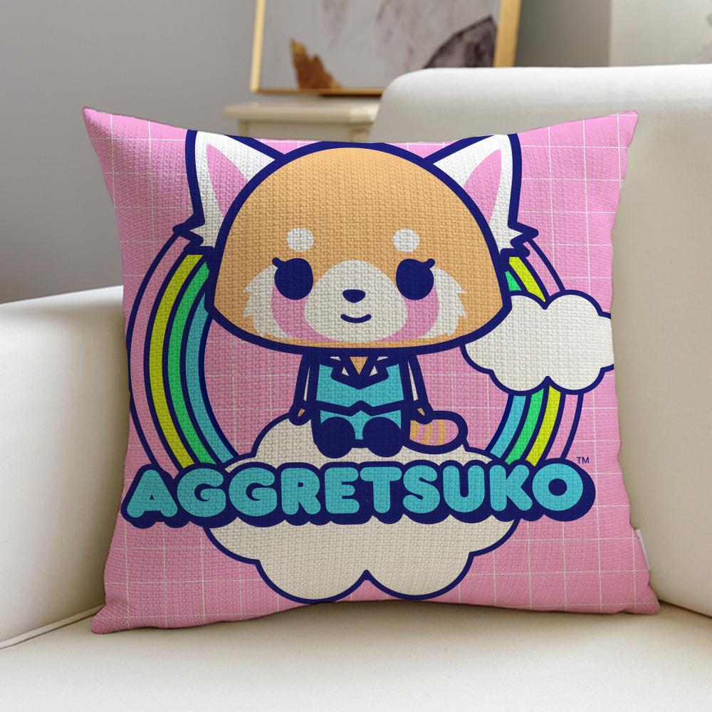 Feisty AAggretsukoS Cushion Cover Breathable and skinfriendly linen pillowcase square removable and washable cushion
