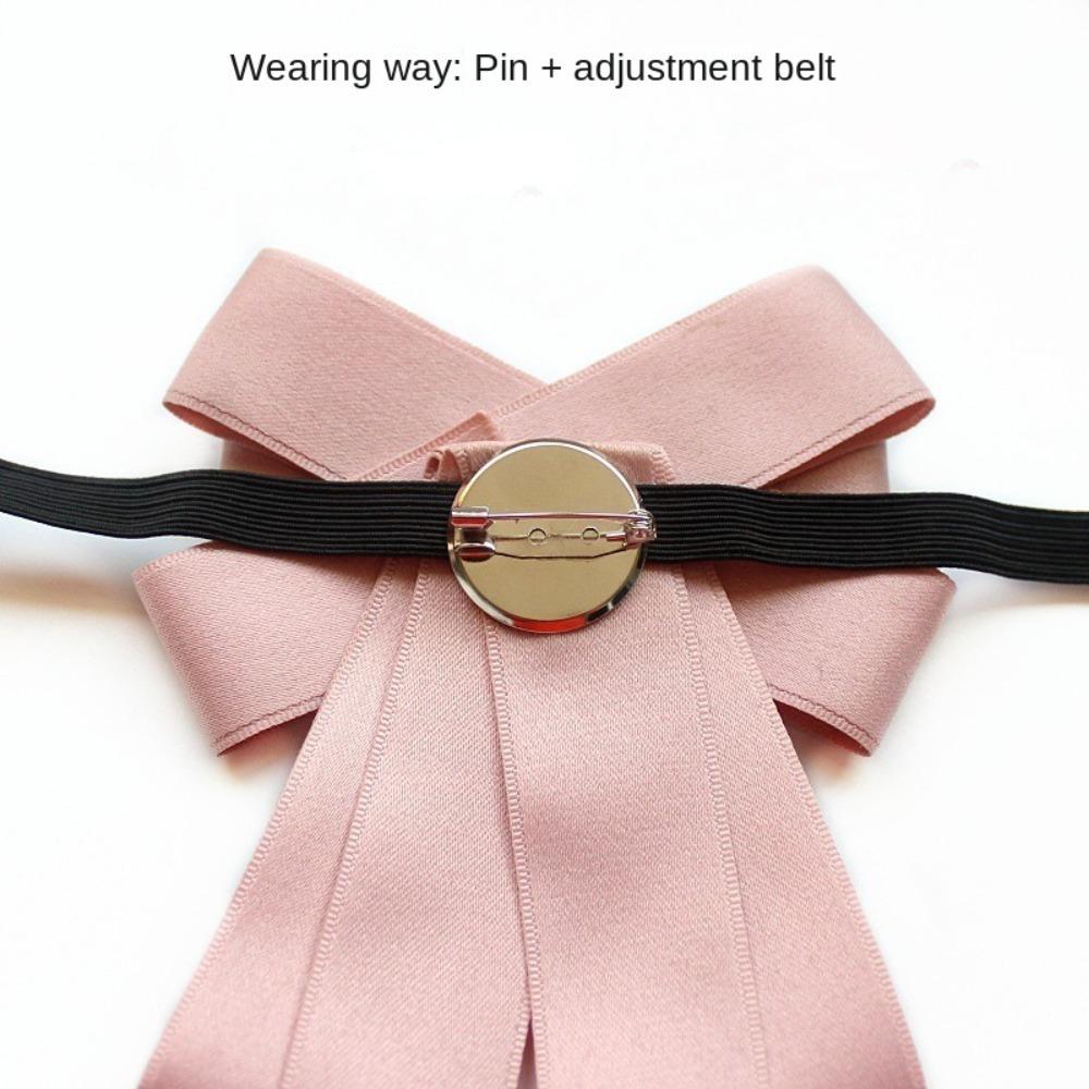 Ribbon Butterfly Knot Tie Alloy Rhinestone Bow Tie Fashion Diamond Bowtie College