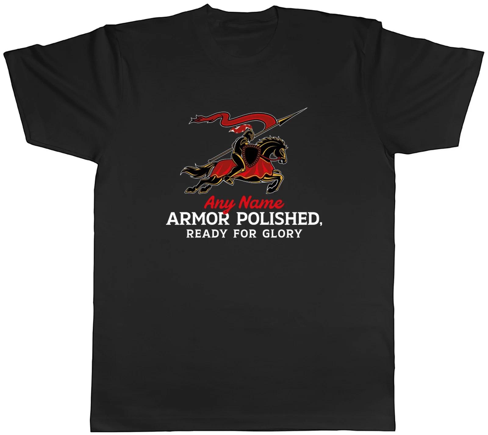 Personalised Knight Warrior Mens T-Shirt Tee Gift Top XXXXL