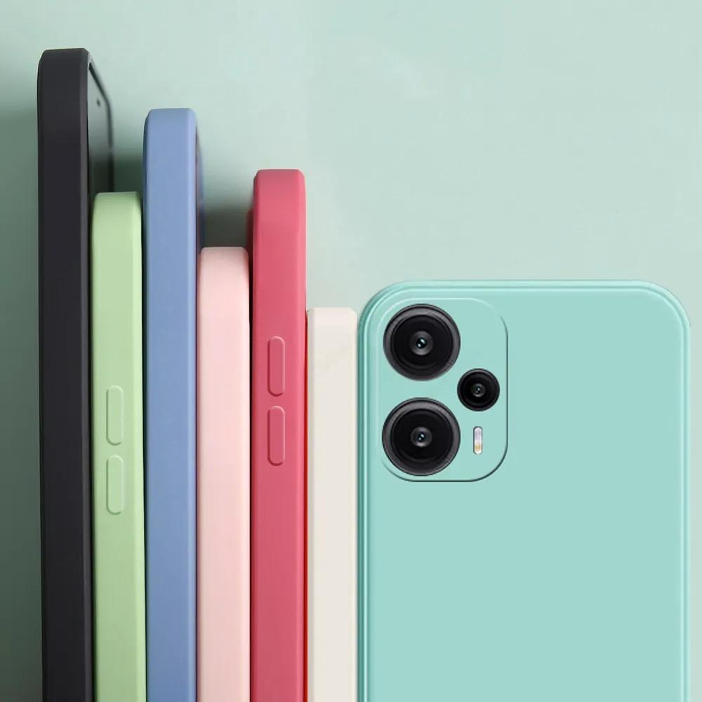 

Poco F5 PocoF5 Pro Case Soft Liquid Silicone Camera Protection Shockproof Cover For Xiaomi Poco F5 F 5 PocoF5 Pro F5Pro