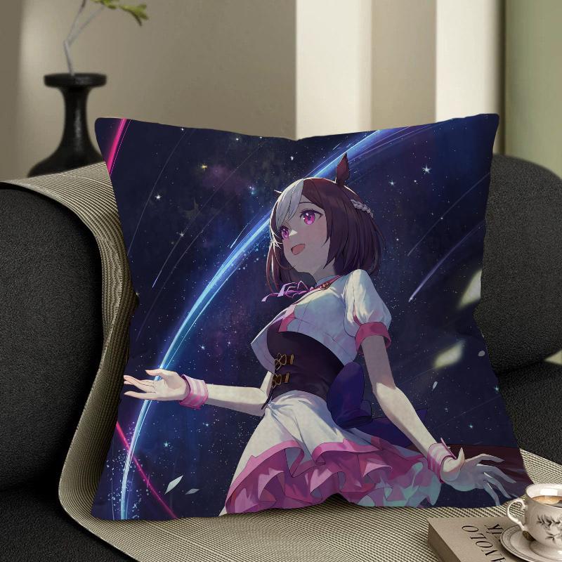 Uma Musume Pretty Derby Stitch Lucky Dragon pillow cover sofa cushion cover home room decoration children gift