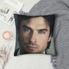 Damon Salvatore Quadratisches Kissenbezug Kissenbezug Kissenhülle Überwurf-Kissenbezug für Zuhause Schlafzimmer Auto