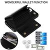 Crossbody Cards Solt Wallet Leather Case for IPhone 14 15 Pro Max 13 12 11 XR XS 7 8 SE 2022 Lanyard Long Strap Holder Bag Cover