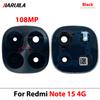 1Pcs Black Rear Back Camera Glass Lens With Frame For Xiaomi Redmi Note 11 Pro 1G 1G Note 11 1G Camera Glass With Adhesive