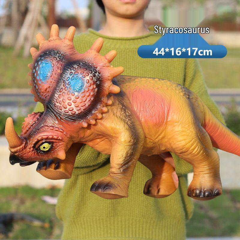 Large Soft Rubber Tyrannosaurus Rex Dinosaur Toy for Kids
