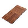 31PCS Interlocking Wood Flooring Tiles Solid Wood Decking for Patio Balcony Outdoor Indoor Use 30x30cm
