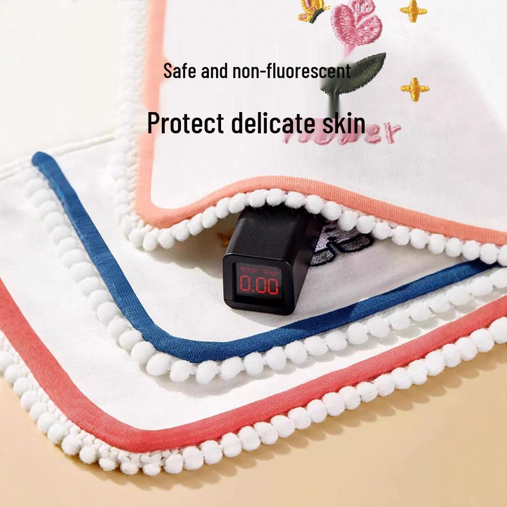 Breathable Pure Cotton Sweat-Absorbing Towel for Kids - Thickened, High-Value, Sweat-Proof Back Pad for Infants and Children