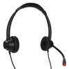 Binaurales 3,5-mm-Business-Headset Doppelseitiges Headset mit HD-Stereo-Sound für Konferenzgespräche, Callcenter, Online-Kurse
