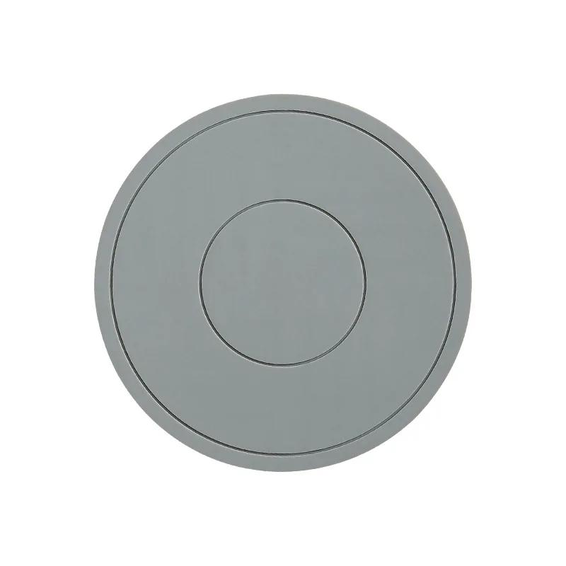 High Temperature Resistant Thickened Silicone Coaster Round Microwave Oven Mat Silicone Mat Placemat Heat Insulation Mat