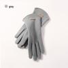 Women's Windproof Winter Cashmere Cycling Gloves - Touchscreen Compatible with Knitted Wrist and Velvet Lining