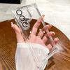 Luxury Clear Plating Shockproof Case for Samsung Galaxy S24 S23 Ultra S22 S21 S20 FE Plus Note10 20 A54 A55 A53 Hard Armor Cover
