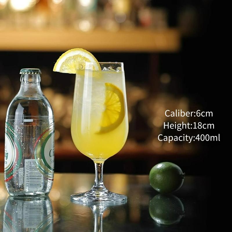 Creative Cocktail Glasses Cups High-looking Glass Juice Cup Tall Sparkling Fruit Wine Cup Personalized Beer Glass Cups Drinkware