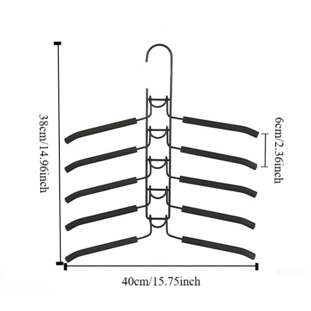 Multi Layer Hanger Space-saving Clothes Support Creative Clothes Hangers  Closet