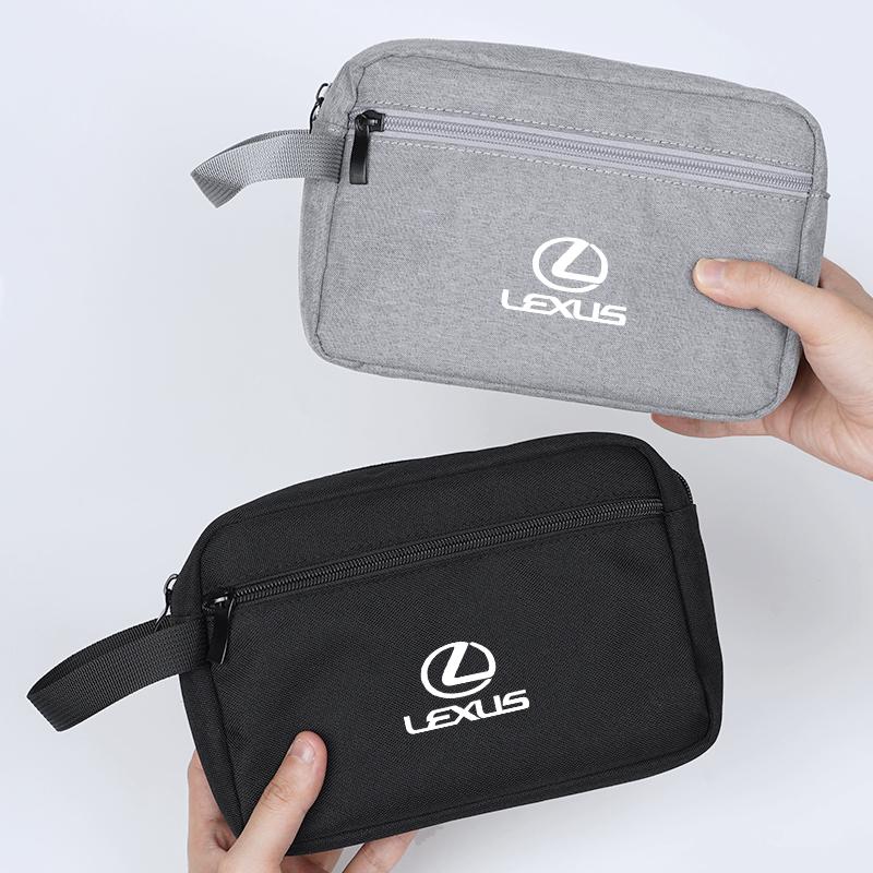 Car Key Storage Bag Portable Handbag Auto Key Organizer Pouch For Lexus Fsport NX RX 350h 450h ES UX GS GX IS LS LX CT LC RC LBX